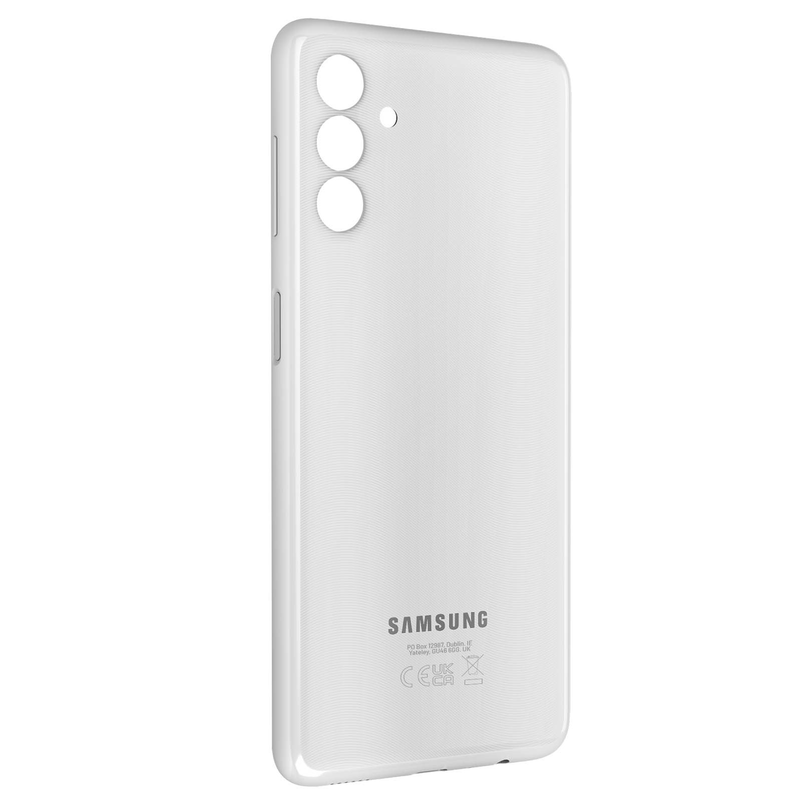Cache batterie Samsung Galaxy A04s d'origine coloris blanc pour remplacement