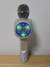 Wireless Express Sing-Along Bling Bluetooth Karaoke Microphone and LED Light-up