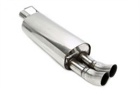 TA Technix EndschalldäMpfer 2X76Mm DTM Edelstahlanlage Evog4A-Xx