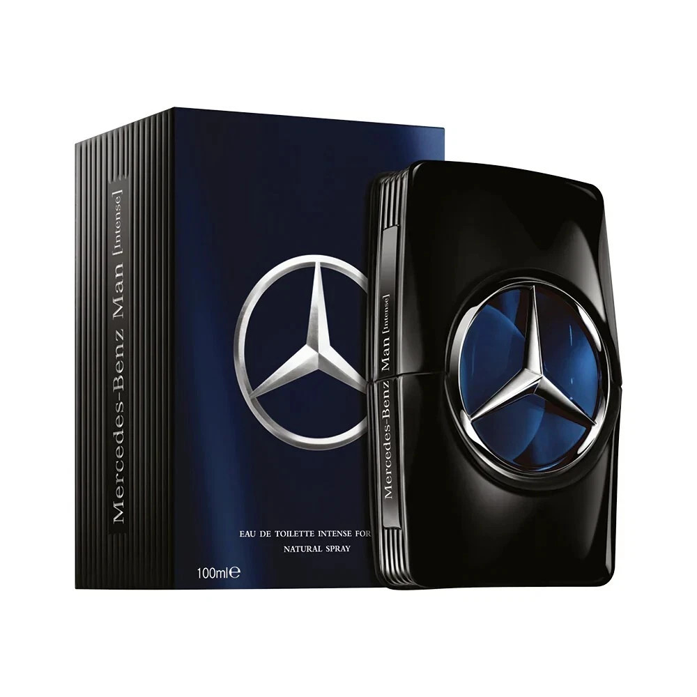 Mercedes-Benz Man Intense Cologne for Men - 3.4 Fl Oz EDT Luxury Perfume Spray