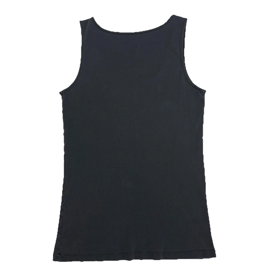 Element Hawaii Tank Top Shirt Womens Large 15x24.5 Faded Black Stretch Skate - Image 3 of 4