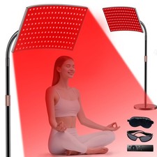 Red Light Therapy for Body Face, Infrared Light Therapy Lamp with Adjustable ...