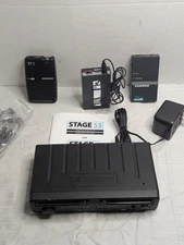 Samson Stage 55 True Diversity Wireless System Model SR55 With Accessories 