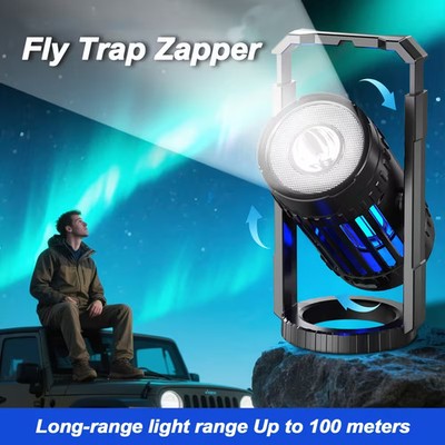 Electric Bug, Zapper UV Mosquito Killer, Rechargeable, Outdoor Indoor LED