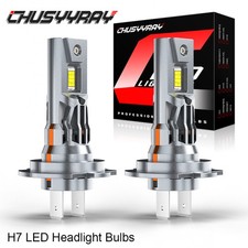 2X H7 6000K LED Headlight High Beam Bulbs Bright White For Ford Escape 2006 2005