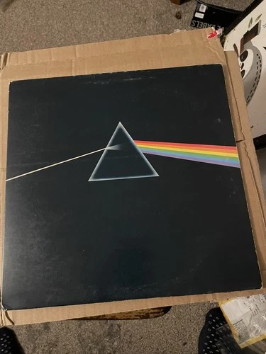Pink Floyd Dark Side Of The Moon UK vinyl LP 1973 1st press; excellent!