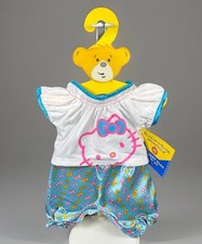Build A Bear Hello Kitty Pajamas Sanrio Clothes Sleep Outfit Rainbow PJ 2012