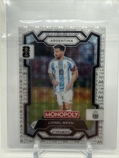 Lionel Messi 2026 FIFA World Cup Monopoly Prizm White Big Money Shimmer 1/1