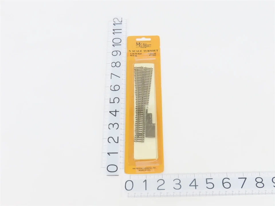 LOTE de piezas de riel y ensambladores de rieles de conmutador 55 escala N Micro Engineering Code Foto 2 de 4