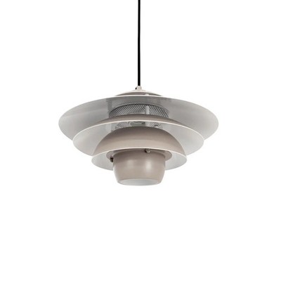 Dyberg Larsen Hängelampe Pendelleuchte Ejka Mini Deckenlampe Ø30cm Metall beige 