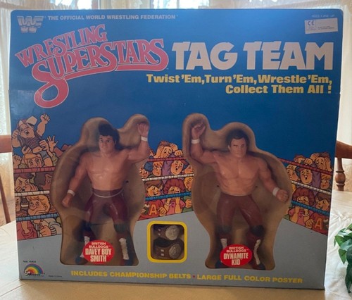 WWF LJN Wrestling Superstars Tag Team British Bull...
