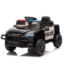 Licensed Dodge 12V Kids Ride On Truck, Remote Control Bluetooth LED Lights