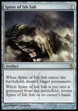 Spine of Ish Sah -Foil Light Play MTG Mirrodin Besieged