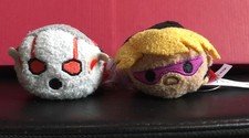Disney Marvel Avengers Tsum Tsum Mini Plush Ant Man & Hawkeye 3.5” no tags