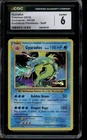 CGC 6 EX/NM Pokemon Gyarados Evolutions Prerelease Staff Holo 34/108