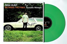 Sam Hunt Signed “Between The Pines” Acoustic Mixtape LP Green Vinyl Signed
