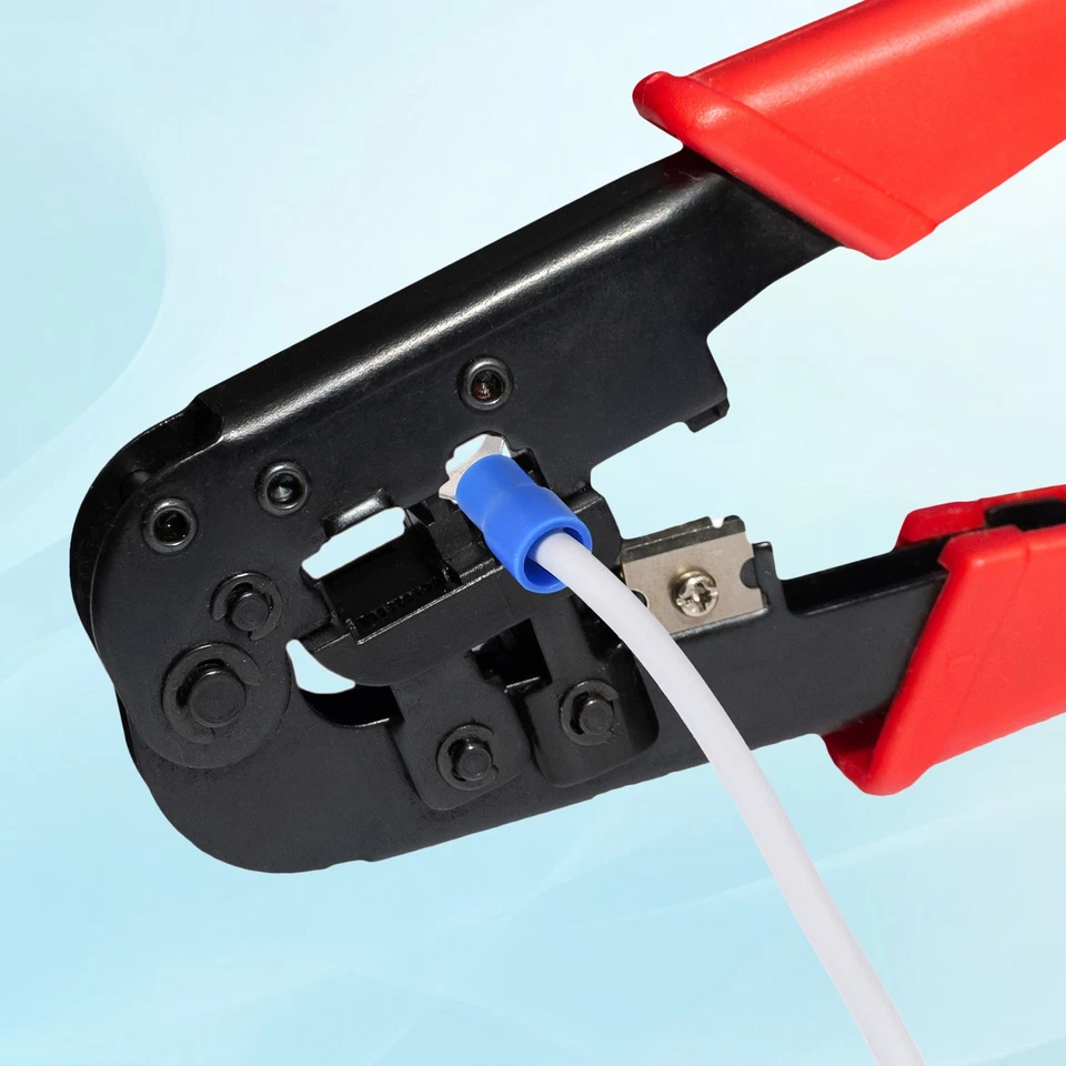 100Pcs Insulated Ring Terminal RV5.5-5 12-10AWG Battery Connectors, Red - Imagem 4 de 4