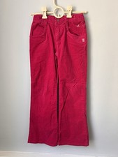 vintage OshKosh B'gosh fuchsia/bright pink corduroy flare embroidered pants 7