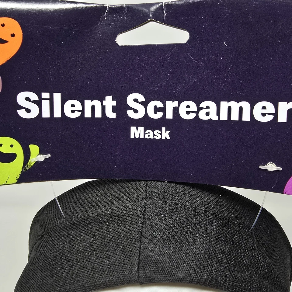 Ghost Face Silent Screamer White Mask for Halloween Costume Adult - Image 4 of 4