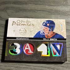 2007/08 O Pee Chee Premier Remnants Billy Smith Event Worn Jersey /20