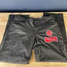 Lee Comfort Fit Womens Pants Straight Gray Knit Size 16 Short 16 x 30 Stretch