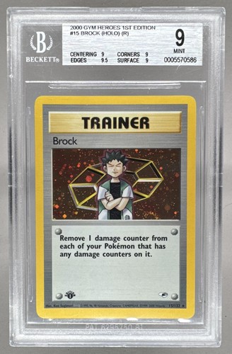 Brock (1st Edition) graded BGS 9 for sale on eBay