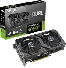 ASUS Dual GeForce RTX 4060 Ti EVO OC Edition 8GB GDDR6 PCIe 4.0, 8GB GDDR6