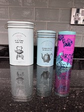 FortnumMason London & CartwrightButler Retro Design Storage Tins Set x3 ExcCond