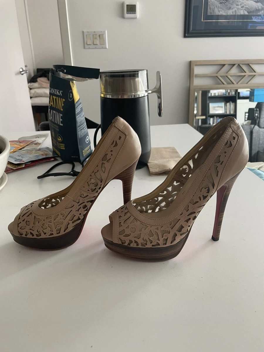 Women's Christian Louboutin Lady Peep for sale | eBay