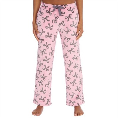 Womens Fleece Pyjama Bottoms Ladies Lounge Pants Pyjamas Size 8-22
