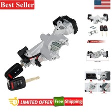 Ignition Lock Cylinder Switch Compatible With Honda Civic 2014 2015 2 Keys