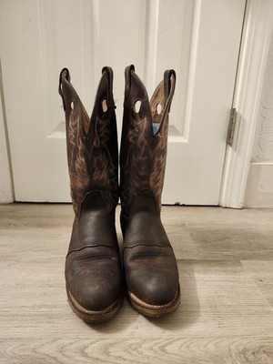Double-H Womens DH5159 Brown Leather Mid-Calf Cowgirl  display picture 1