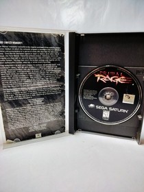 Primal Rage Sega Saturn. manual missing back cover. tested and working.
