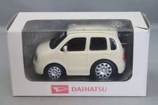 Daihatsu Moe Latte Pearl White Pullback Mini Car ( for Sale, Daihatsu Noelty)