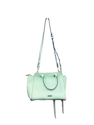 Rebecca Minkoff Leather Avery Tote Satchel Bag Mint Green