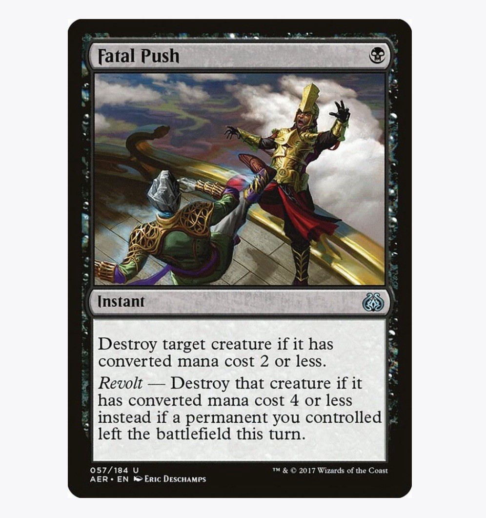 Fatal Push - Aether Revolt (AER) - MTG Uncommon #57 | Regular Card