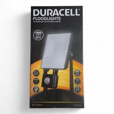 Duracell DU-FI200BSE-UK 20W LED Floodlight PIR Sensor 1600lm IP44 Security Light