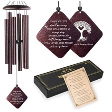 Memorial Wind Chimes 32 Inch, Sympathy Gifts for Loss of Loved One Bereavement