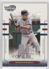 2004 Donruss World Series AL/NL Fabric Materials /250 Rocco Baldelli #WS-166 0a3
