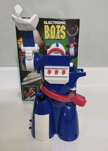 Vintage ToyBiz Electronic B.O.T.S Robot Sports-Bot Complete With Box NOT WORKING - Picture 11 of 18
