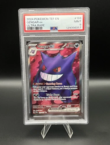 Gengar EX 193/162 PSA 9 Mint - Pokemon: Temporal Forces