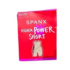 🌻SPANX Higher Power Short Large Nude Hi-Waisted Shapewear 155-185 lbs Open Box