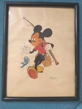 Alte orig. Zeichnung MICKY MAUS von 1960 v. H. Jaenisch