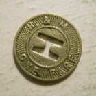 Hudson & Manhattan - H & M (New York) transit token - NY630AH