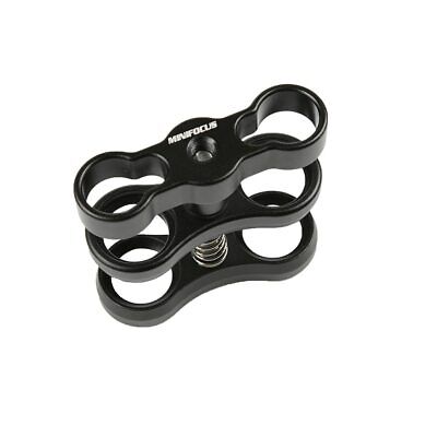 1" Inch Double 2 Hole Standard Ball Clamp for the 1" Ball Underwater Light Arm