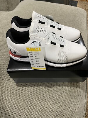 Under Armour HOVR Fade SL White Golf Shoes **SAMPLES** - Size 9 Men  RARE 