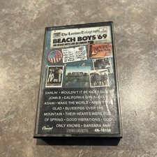 BEACH BOYS '69 CASSETTE TAPE----THE BEACH BOYS LIVE IN LONDON TESTED