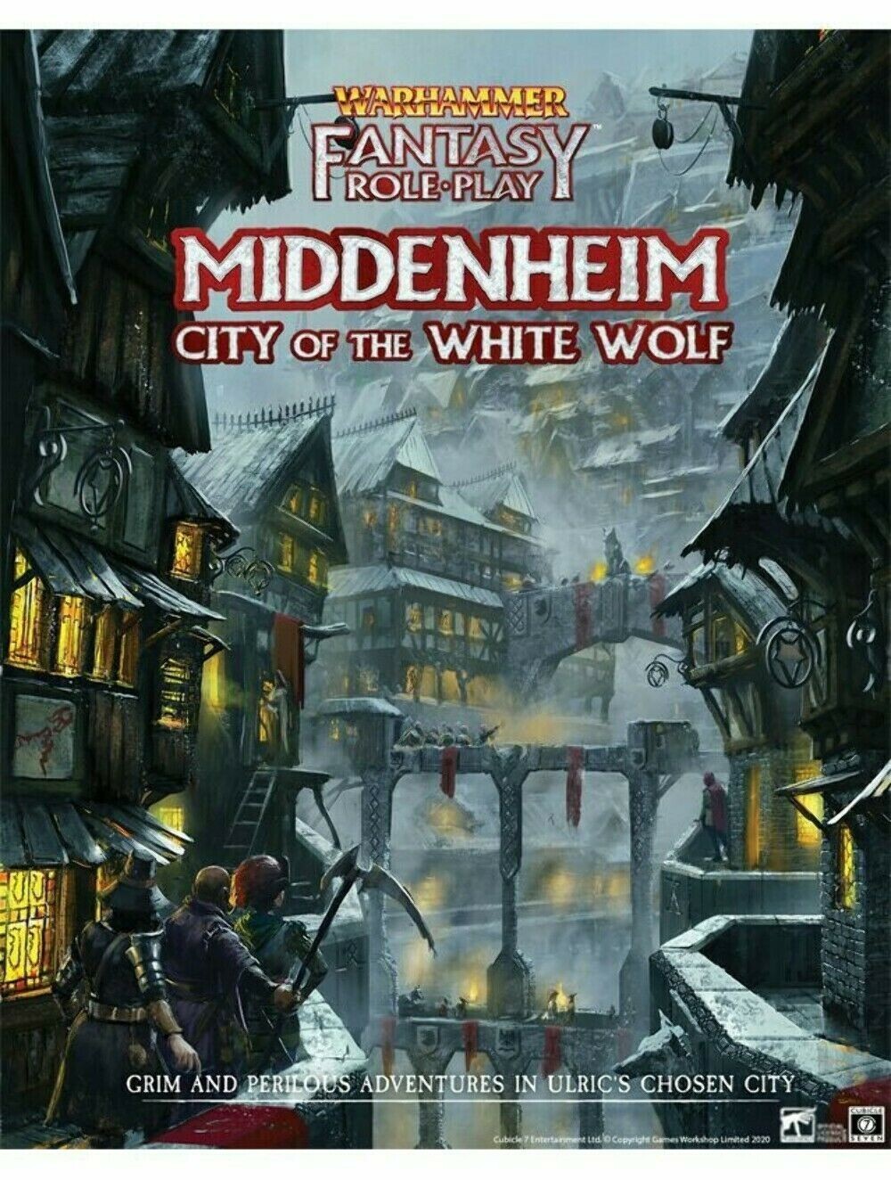 Warhammer Fantasy Roleplay Middenheim City of the White Wolf - Cubicle 7 - RPG