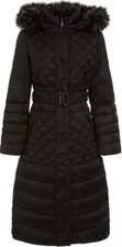 Guess Marlene Real Down Puffer Solid Black, Size Uk Xsmall (6-8), Bnwt