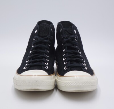 Size 11.5 - Textile Converse Chuck Taylor All Star Black/Egret/Gum
